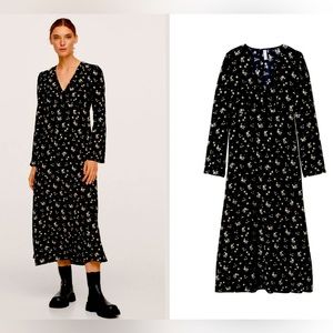 MANGO Flower print dress